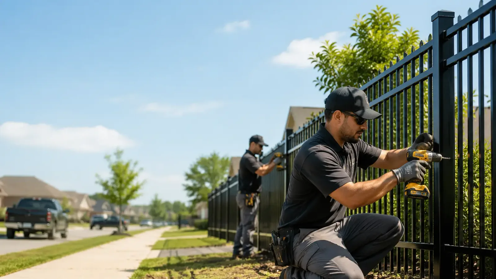Metal Fence Installation in Centerville, IN